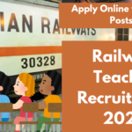 Railway Teacher Recruitment 2025: Apply Online for 1,036 Posts and Check Eligibility