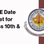 RBSE Date Sheet 2025 for Class 10th & 12th Released: Download PDF Now