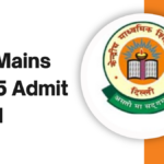 JEE admit card