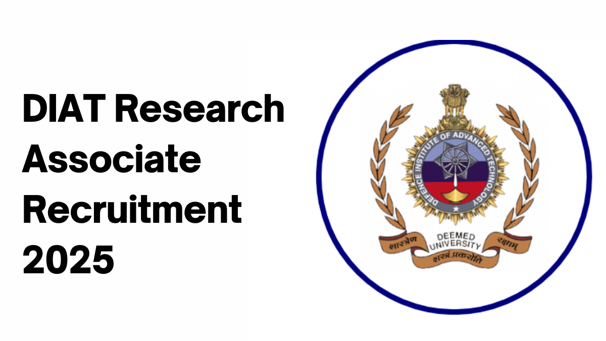 DIAT Research Associate Recruitment