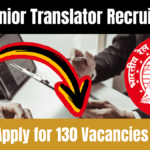 RRB Junior Translator Recruitment