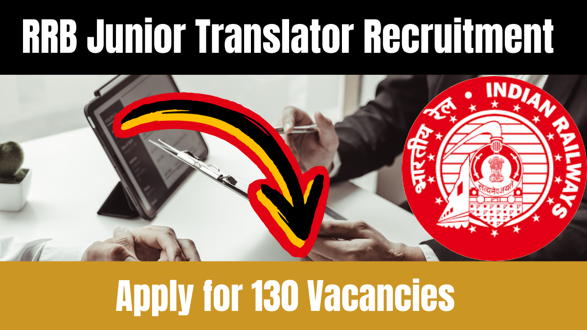 RRB Junior Translator Recruitment