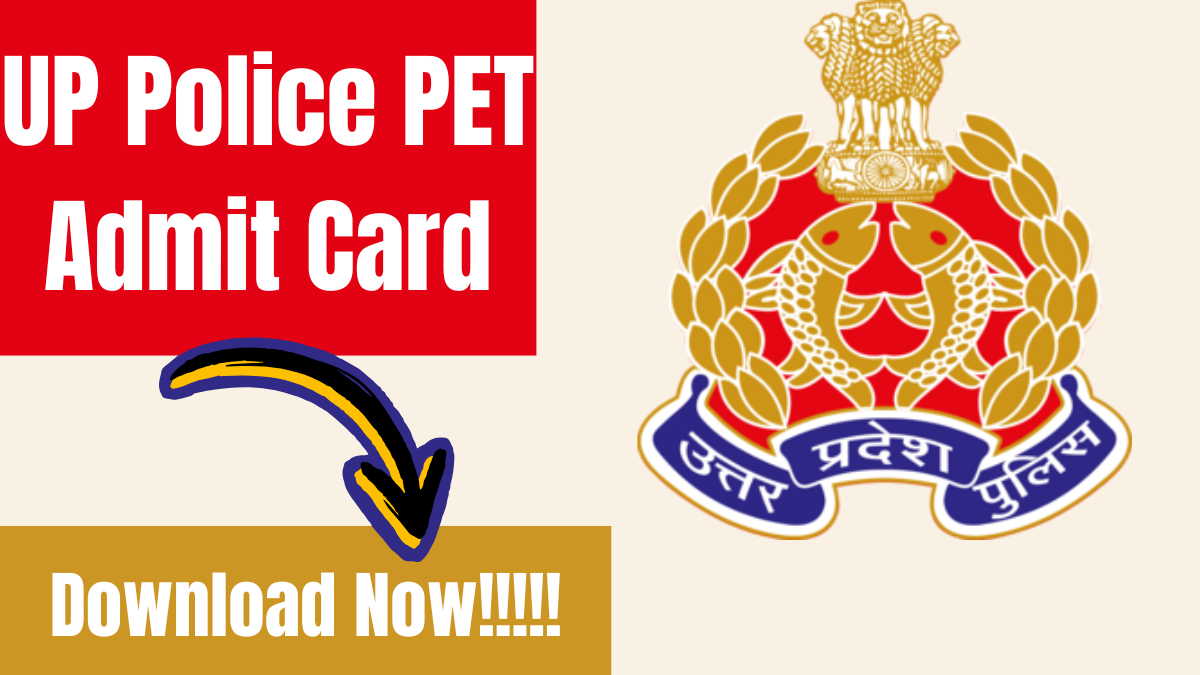 UP Police PET Admit Card