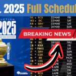 IPL 2025 Full Schedule – Match Dates, Venues & Fixtures Revealed!